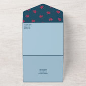 Invitation de mariage d'érable japonais automne (Dehors)