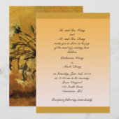 Invitation de mariage des parents de la mariée et (Devant / Derrière)