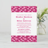 Invitation de mariage des triangles géométriques r (Debout devant)