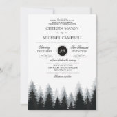 Invitation de mariage d'hiver (Devant)