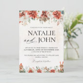Invitation de mariage d'hiver (Debout devant)
