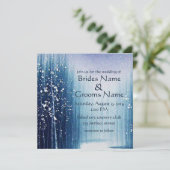 Invitation de mariage d'hiver (Debout devant)