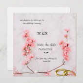 invitation de mariage d'hiver  (Devant / Derrière)