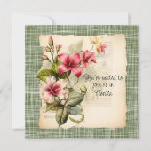 Invitation De Mariage D'Hiver En Floride (Devant)