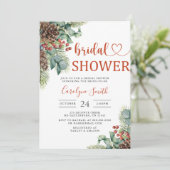 Invitation de mariage d'hiver, Fête des mariées de (Debout devant)