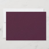 invitation de mariage d'hiver fuchsia et silver (Dos)