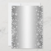 Invitation de mariage d'hiver mignonne (Dos)