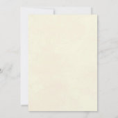 invitation de mariage d'hiver roses baies vacances (Dos)