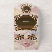 Invitation de mariage Dream Catcher Feathers tout- (Dehors)