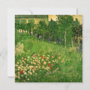 Invitation de mariage du jardin de Van Gogh Daubig