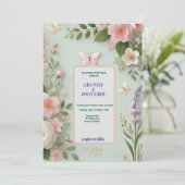 Invitation de mariage du printemps (Debout devant)