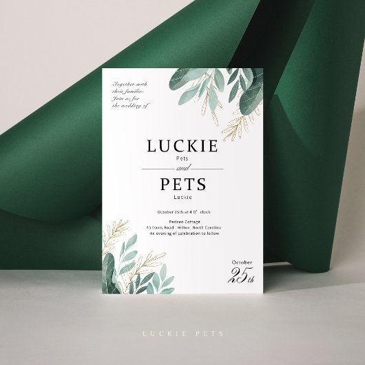 Invitation de mariage du printemps avec la feuille