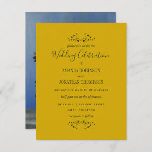 Invitation de mariage du printemps des tournesols