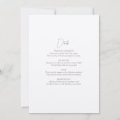 Invitation de mariage - Elegant Estate in Watercol (Dos)