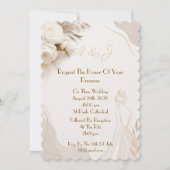 Invitation de mariage élégante (Devant)