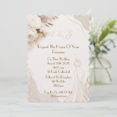 Invitation de mariage élégante (Debout devant)