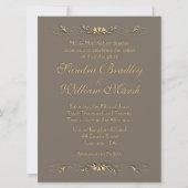 Invitation de mariage élégante (Devant)