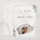 Invitation de mariage élégante (Devant / Derrière)