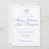 Invitation de mariage élégante (Devant)