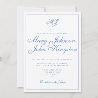 Invitation de mariage élégante
