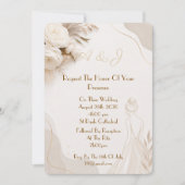 Invitation de mariage élégante (Devant)