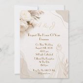 Invitation de mariage élégante (Devant)