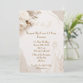 Invitation de mariage élégante (Debout devant)