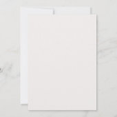 Invitation de mariage élégante (Dos)