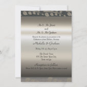 Invitation de mariage élégante (Dos)