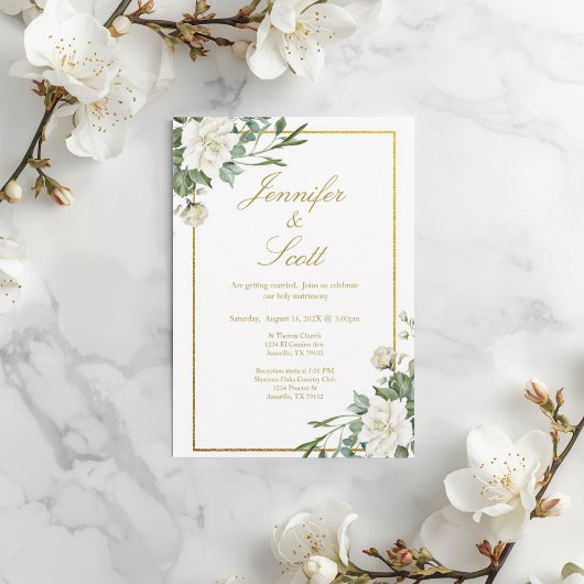 Invitation de mariage élégante
