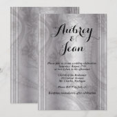 Invitation de mariage élégante (Devant / Derrière)