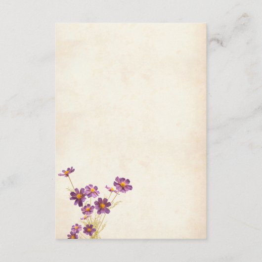 Invitation de mariage élégante (Dos)