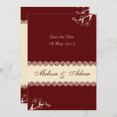 Invitation de mariage élégante (Devant / Derrière)