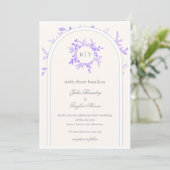 Invitation de mariage élégante  (Debout devant)