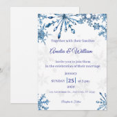 Invitation de mariage élégante (Devant / Derrière)