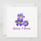 Invitation de mariage élégante (Dos)