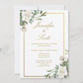 Invitation de mariage élégante (Devant)