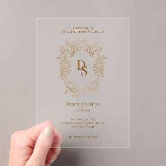 Invitation de mariage élégante