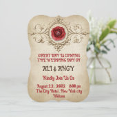 Invitation de mariage élégante (Debout devant)