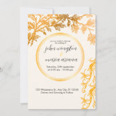 Invitation de mariage élégante | Amour intemporel (Devant)