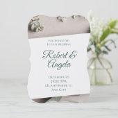 Invitation de mariage élégante au budget (Debout devant)