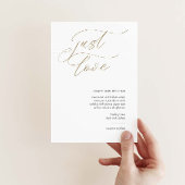 Invitation de mariage élégante avec police de call