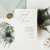 Invitation de mariage élégante avec police de call