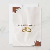 Invitation de mariage élégante - classique et roma (Dos)