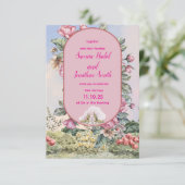 Invitation de mariage élégante – Classique et roma (Debout devant)