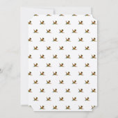 Invitation de mariage élégante colibri (Dos)