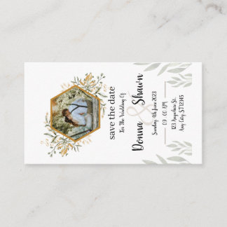 Invitation de mariage élégante conçue pour célébre