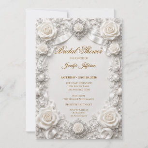 Invitation de mariage élégante en dentelle
