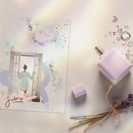 Invitation de mariage élégante en papier texturé f