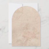 Invitation de mariage élégante et minimaliste avec (Dos)